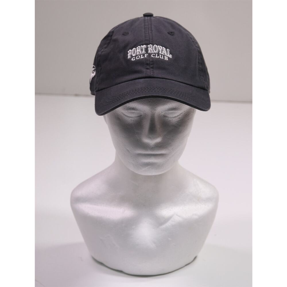 Port Royal Golf Club Hilton Head Island Gray Cotton Adjustable Hat by Ahead New! - Picture 2 of 7